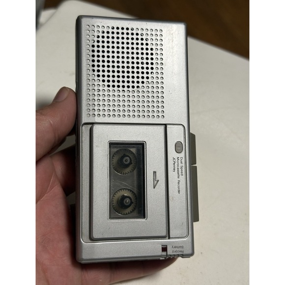 VTG JC PennyMicro Cassette Player Recorder Dual Speed  Model 681-6110